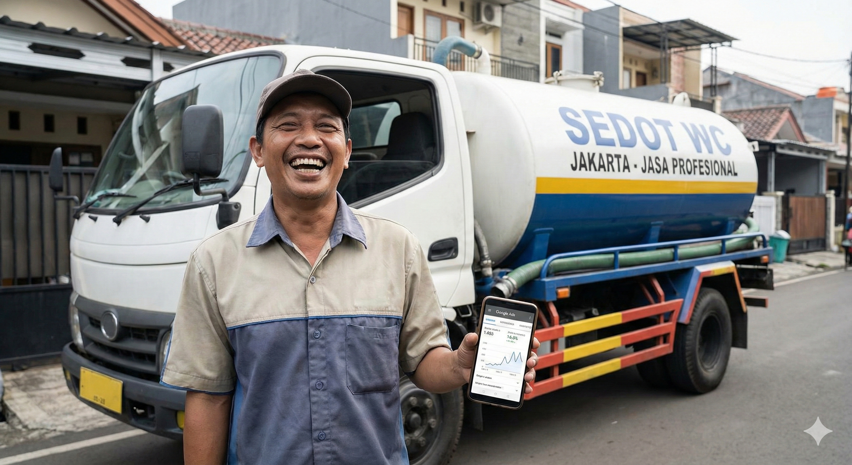 Jasa setting google ads, spesialis sedot wc jakarta