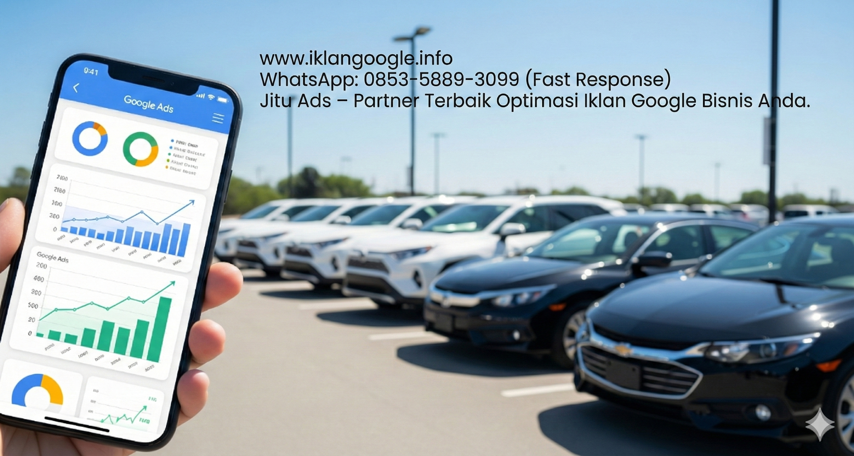 jasa setting google ads untuk rental mobil