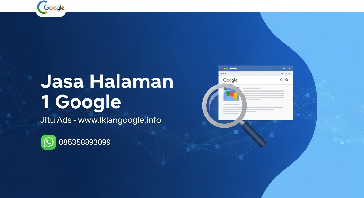 Jasa Halaman Satu Google, Bisa Bayar Harian
